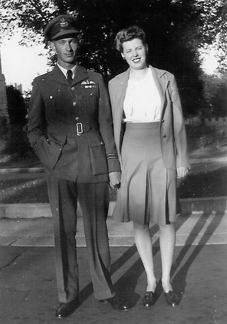 August 1945 - Frank &amp; Betty, Queen's University, Kingston